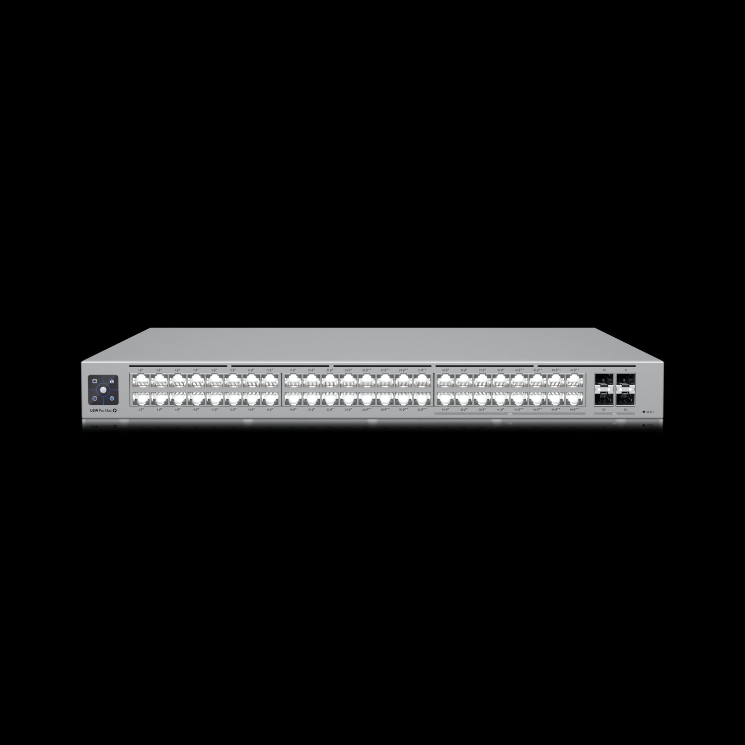Ubiquiti UniFi Network, Switch, 48-Port, POE 720W, (16) 2.5 GbE ports, 8 PoE+, 8 PoE++, (4) 10G SFP+ Ports, Layer3, Rack Mount, Ubiquiti UniFi Network, Switch, 48-Port, POE 720W, (16) 2.5 GbE ports, 8 PoE+, 8 PoE++, (4) 10G SFP+ Ports, Layer3, Rack Mount,